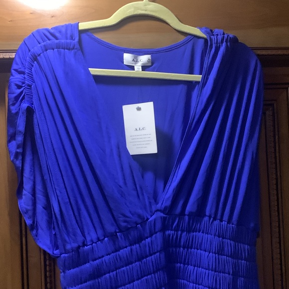 NWT A.L.C. Frank Luna Voile Mini Dress Size Large - Picture 6 of 10